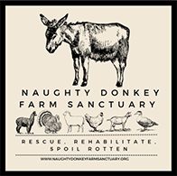 Naughty Donkey Farm Sanctuary Logo