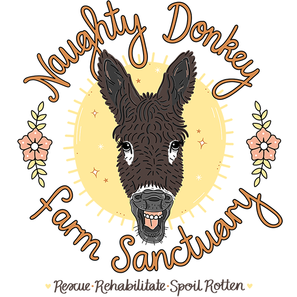 Naughty Donkey Farm Sanctuary Logo